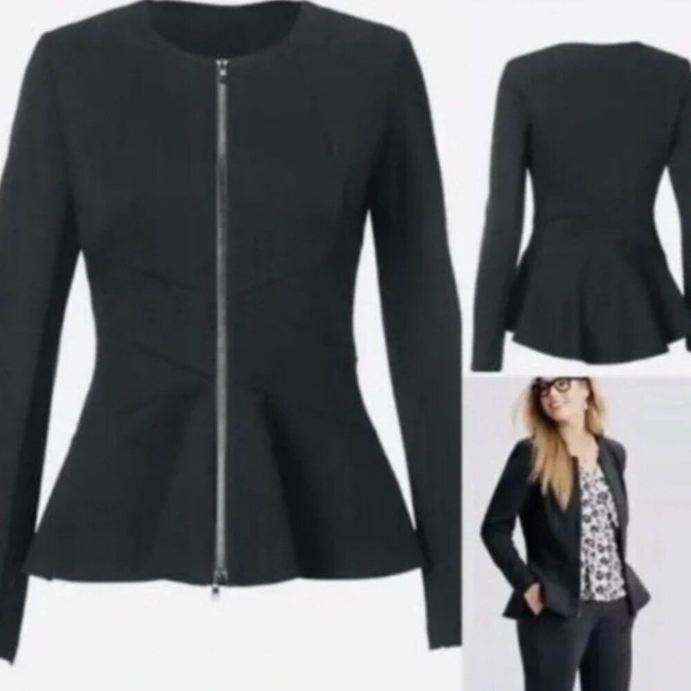 Cabi Crisscross Zip Dress Jacket Size S Style 5850